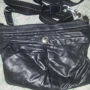 Black Coach mini purse